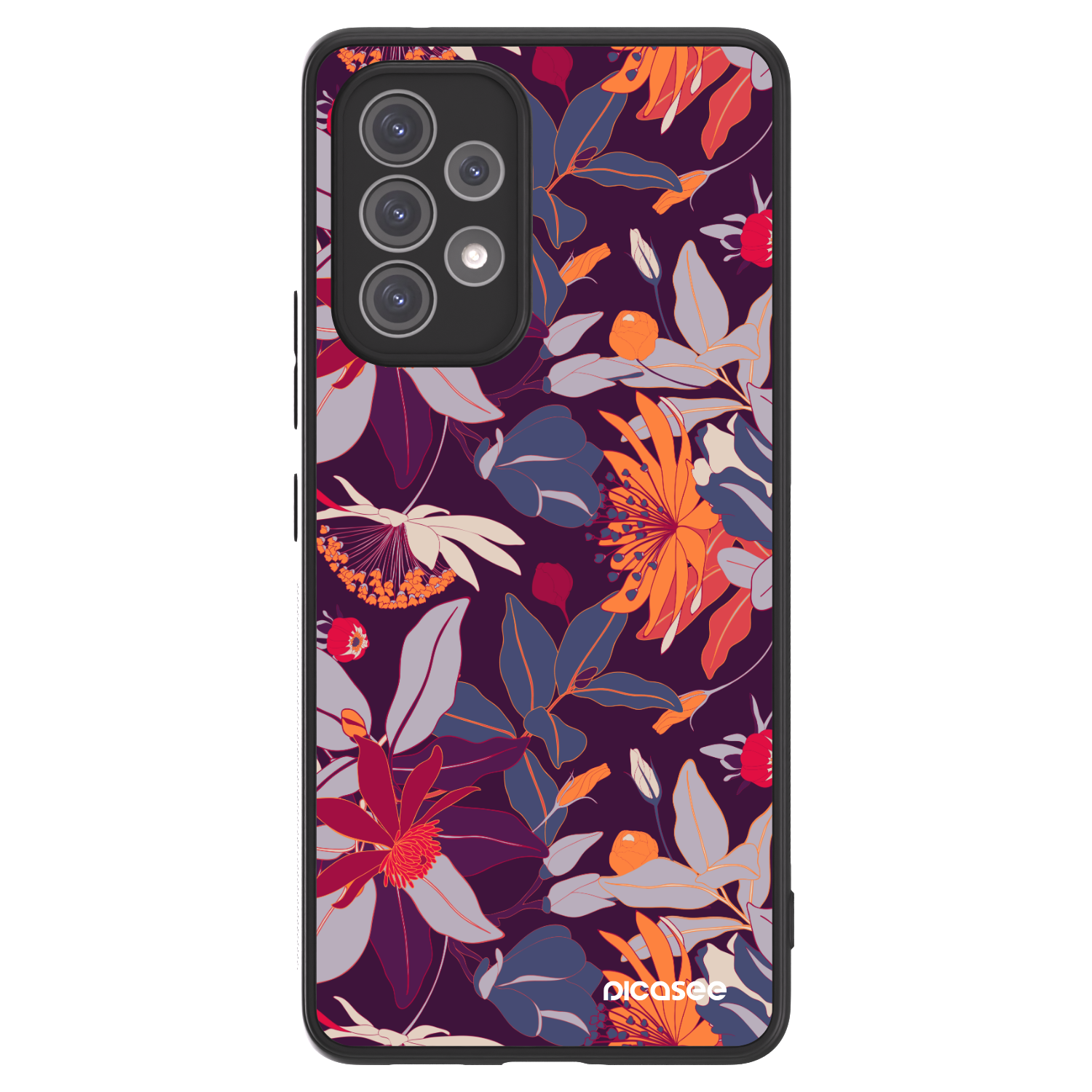 Picasee ULTIMATE CASE für Samsung Galaxy A52s 5G A528B - Purple Leaf