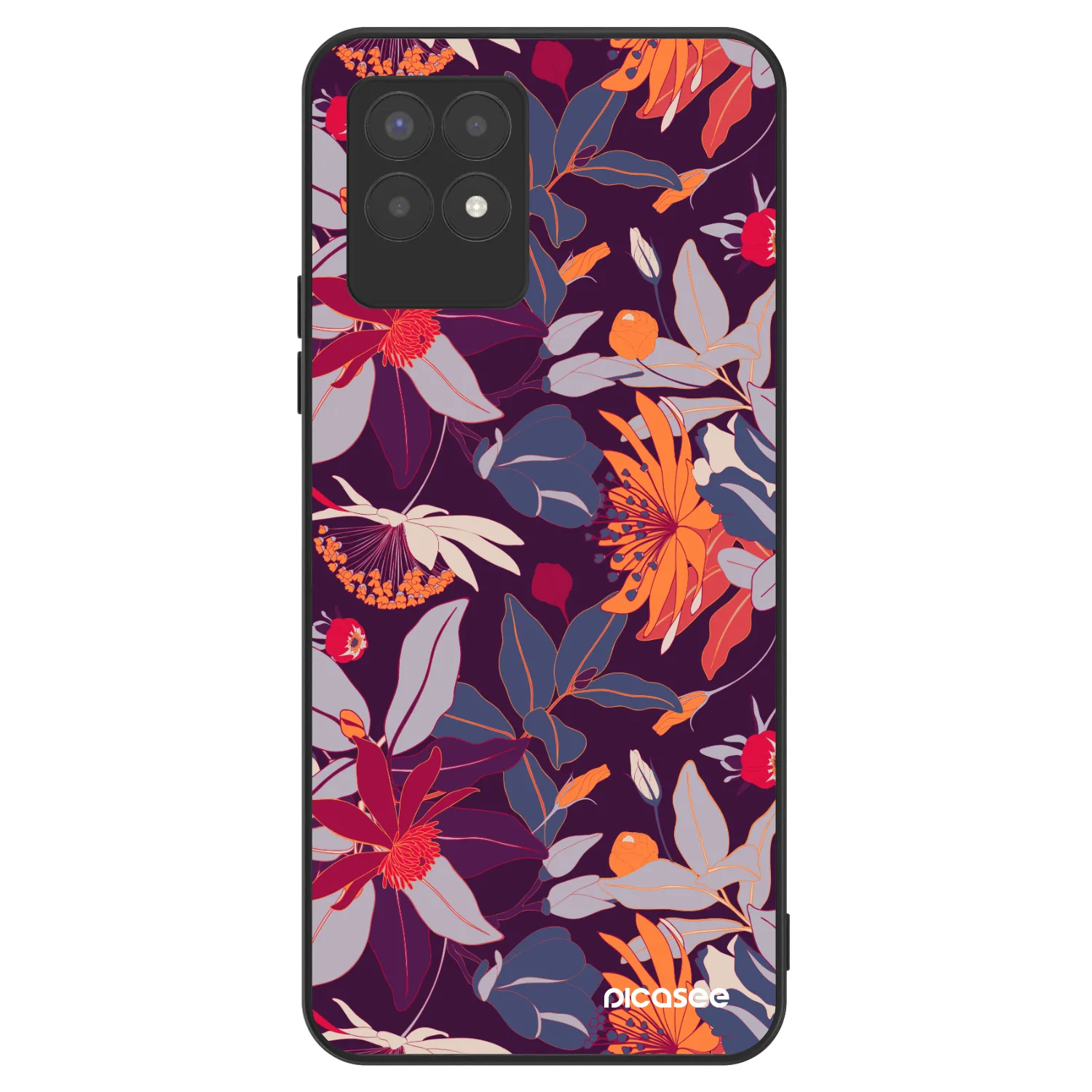 Picasee ULTIMATE CASE für Realme 8i - Purple Leaf