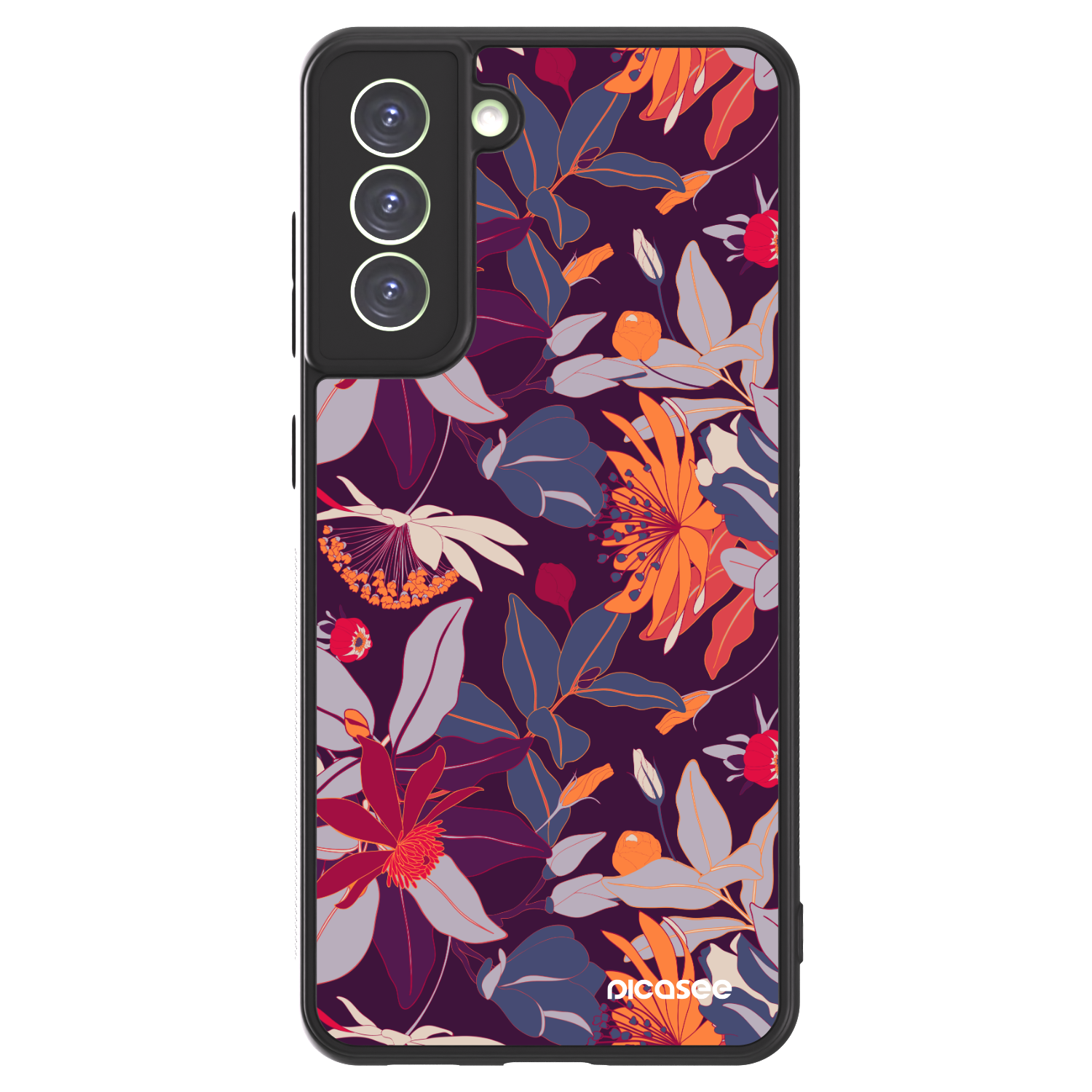 Picasee ULTIMATE CASE für Samsung Galaxy S21 FE 5G - Purple Leaf
