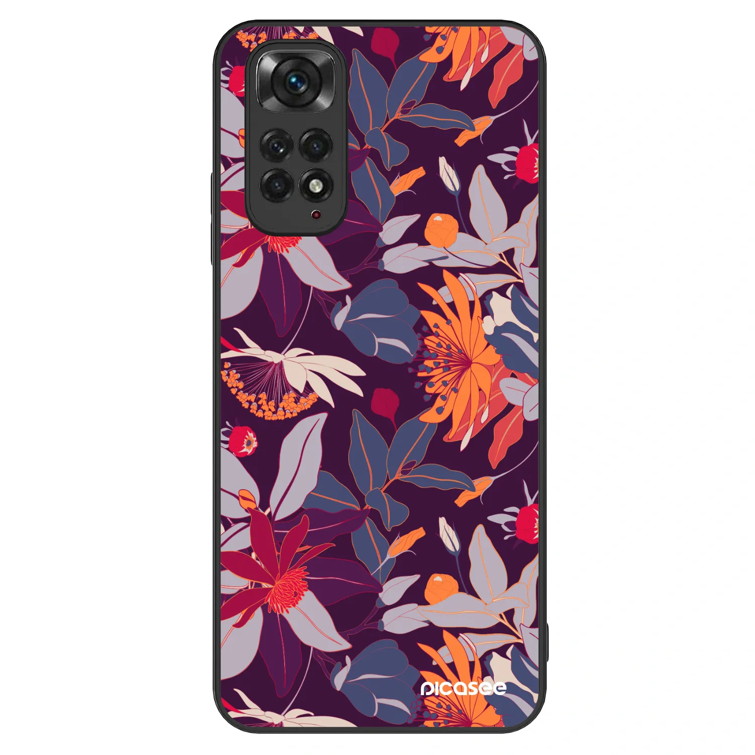 Picasee ULTIMATE CASE für Xiaomi Redmi Note 11S 4G - Purple Leaf