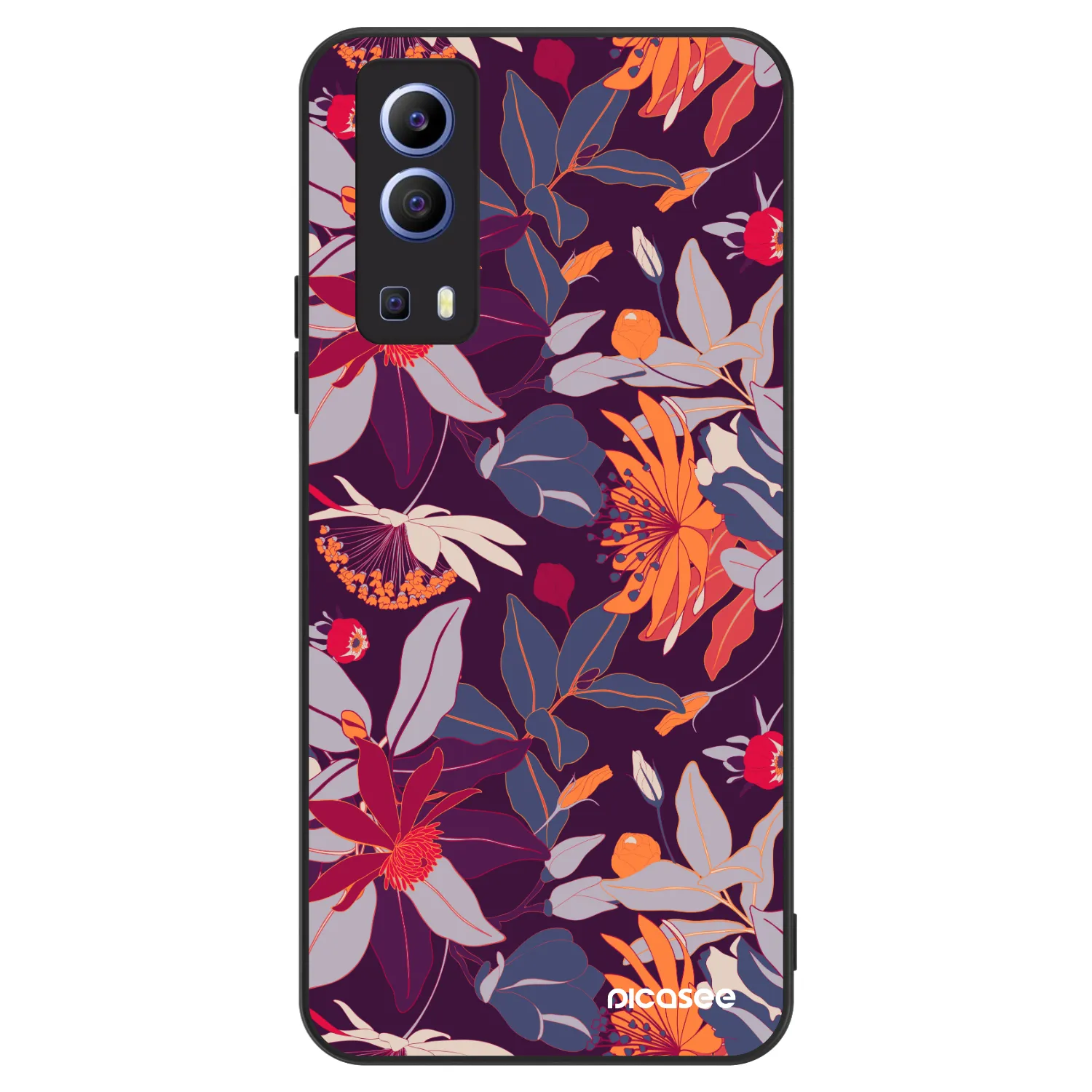 Picasee ULTIMATE CASE für Vivo Y52 5G - Purple Leaf