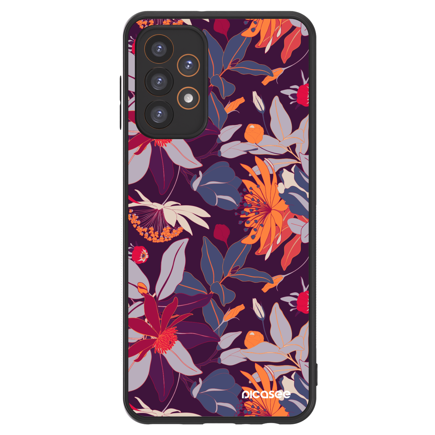 Picasee ULTIMATE CASE für Samsung Galaxy A23 A236B 5G - Purple Leaf