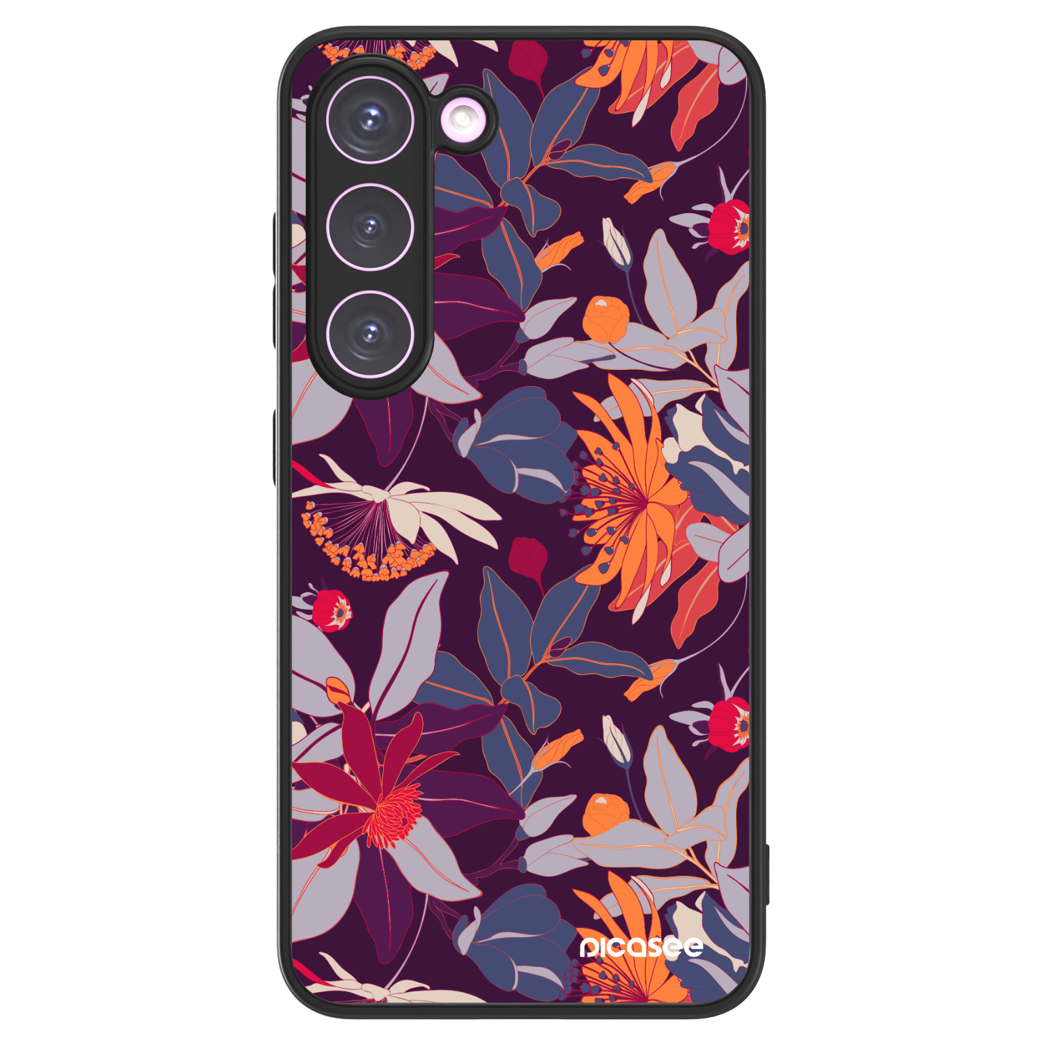 Picasee ULTIMATE CASE für Samsung Galaxy S23 5G - Purple Leaf