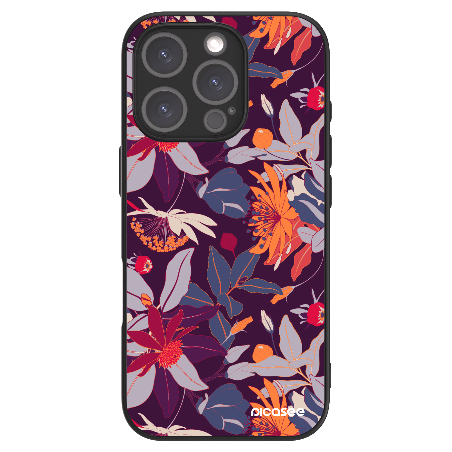 Picasee ULTIMATE CASE für Apple iPhone 16 Pro - Purple Leaf