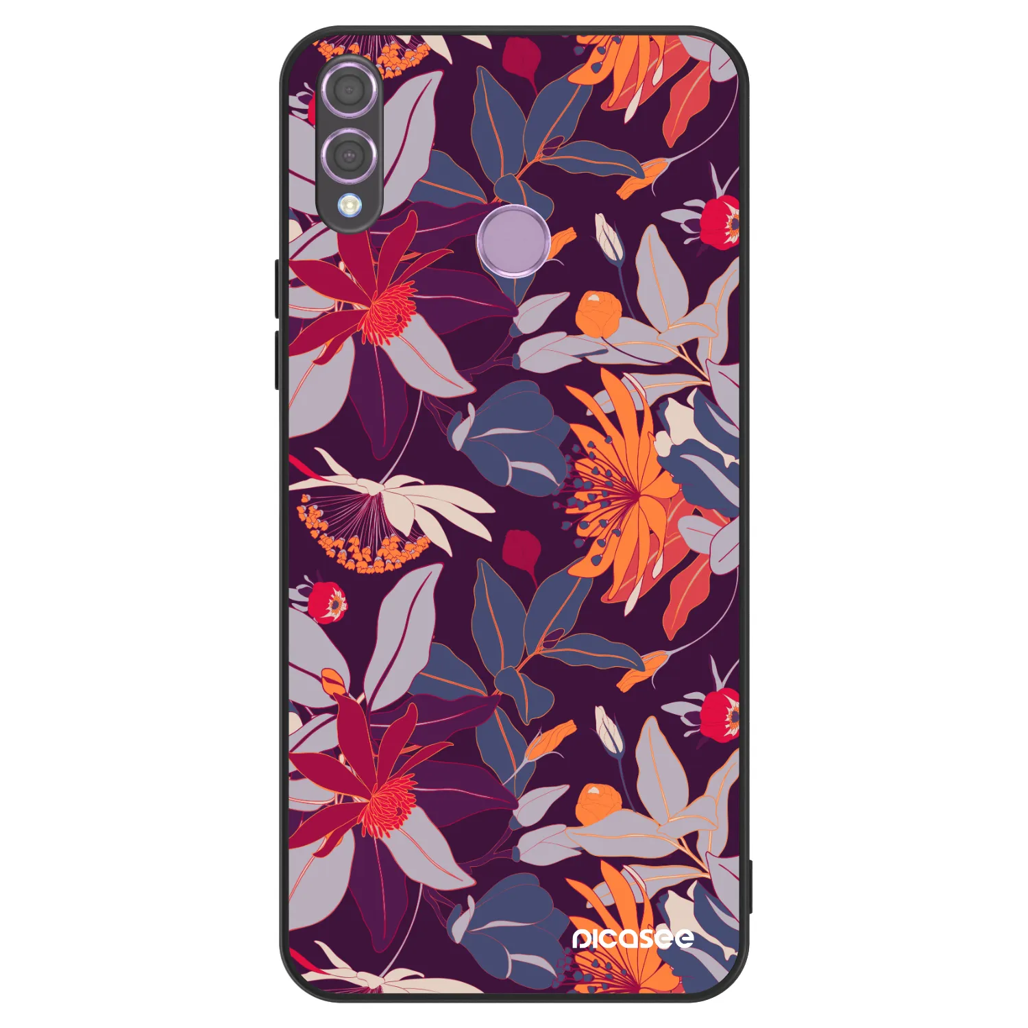 Picasee ULTIMATE CASE für Honor 8X - Purple Leaf
