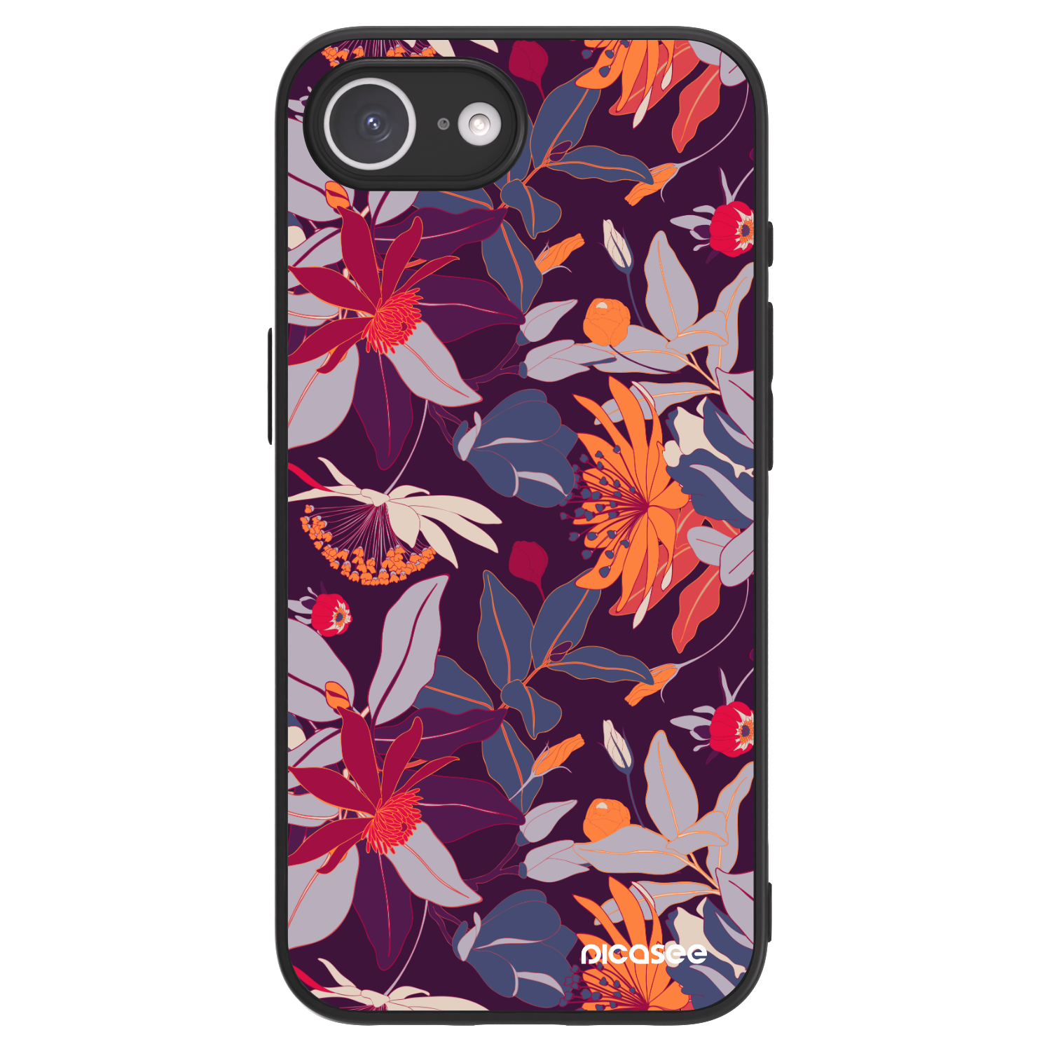 Picasee ULTIMATE CASE für Apple iPhone 16e - Purple Leaf
