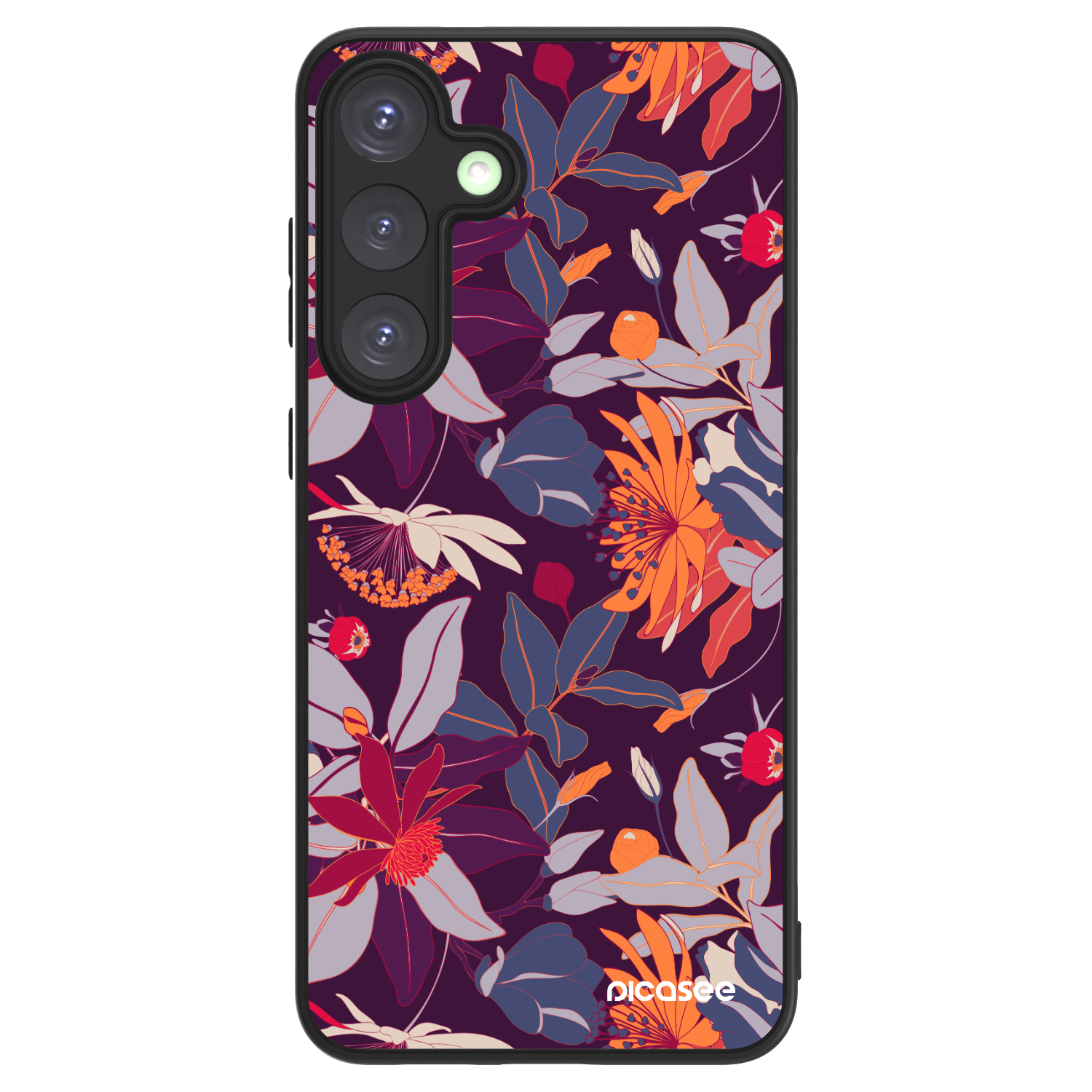 Picasee ULTIMATE CASE PowerShare für Samsung Galaxy S25+ 5G - Purple Leaf