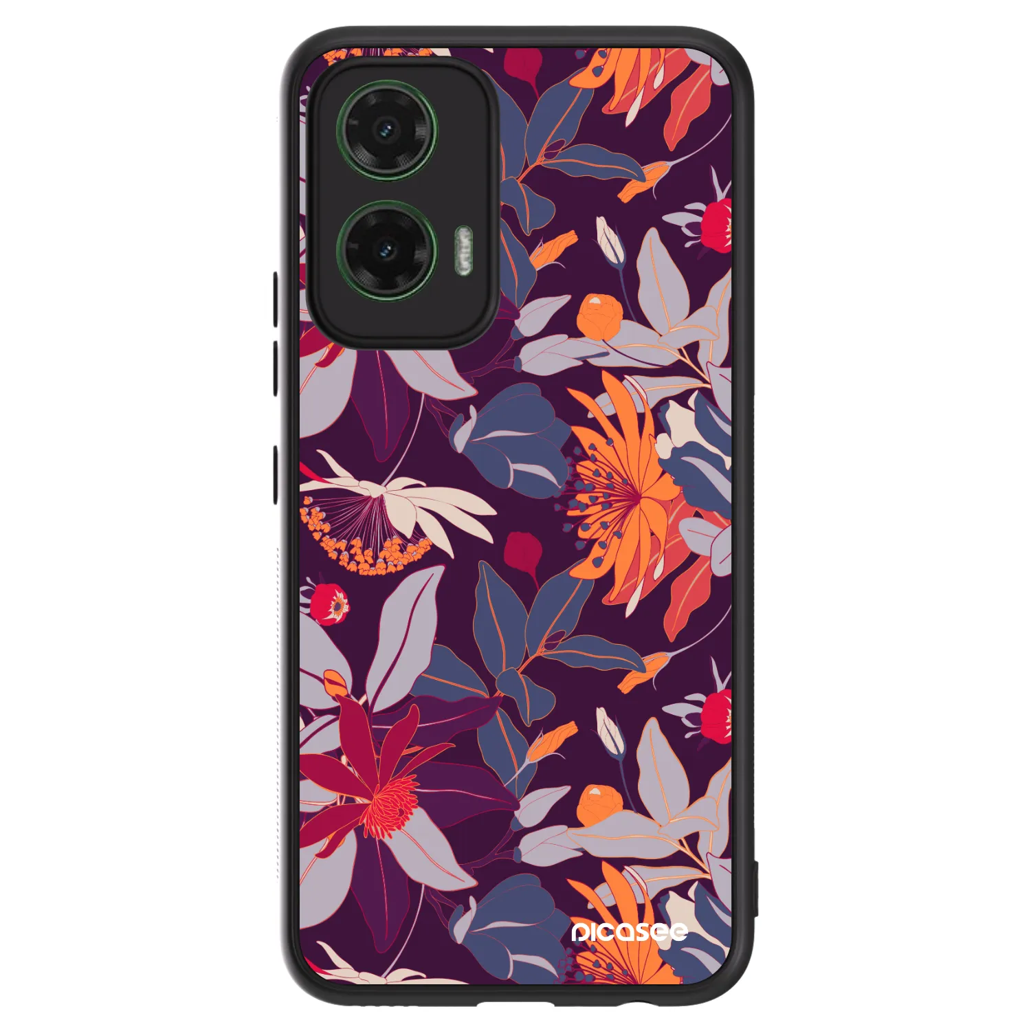 Picasee ULTIMATE CASE für Motorola Moto G35 5G - Purple Leaf
