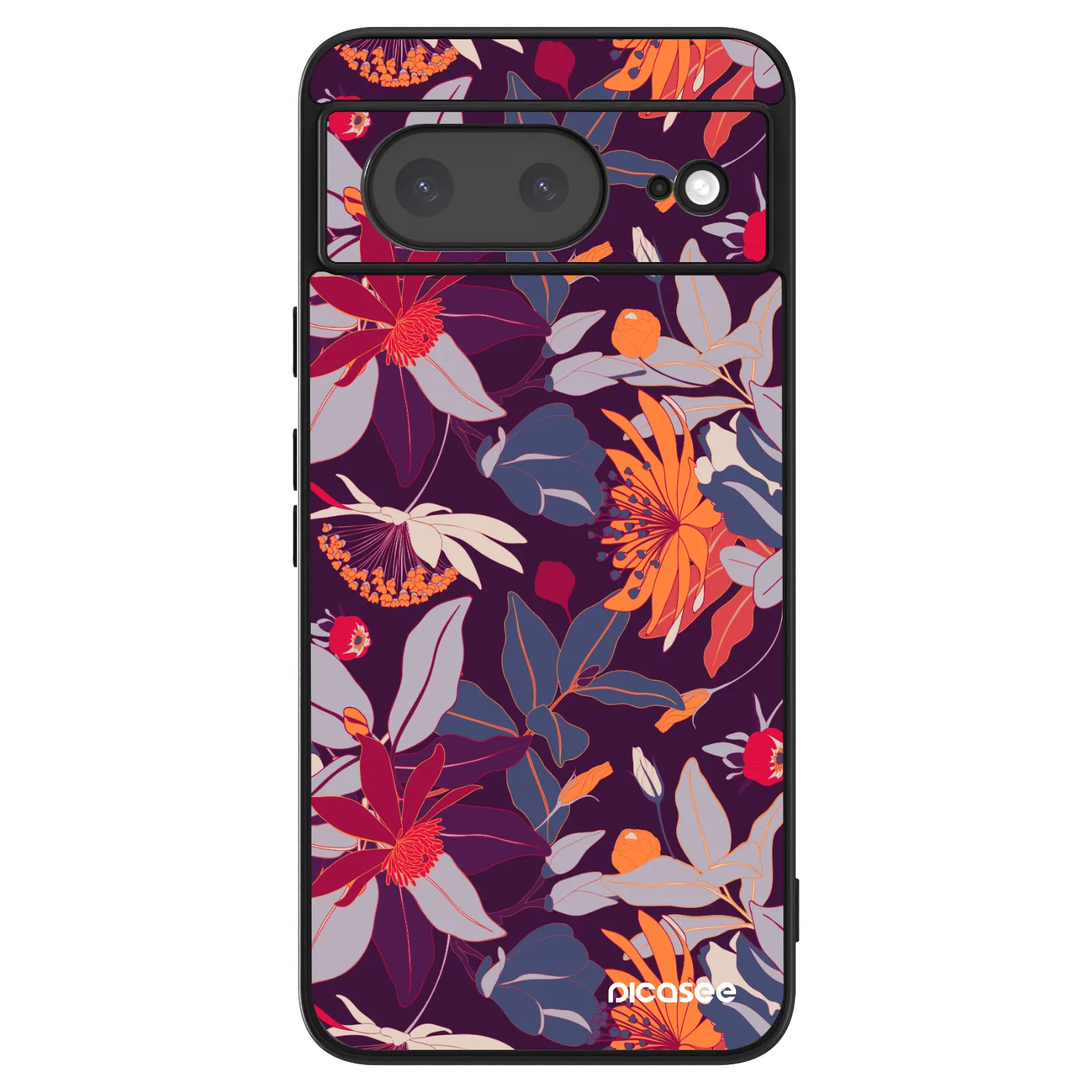 Picasee ULTIMATE CASE für Google Pixel 8a - Purple Leaf