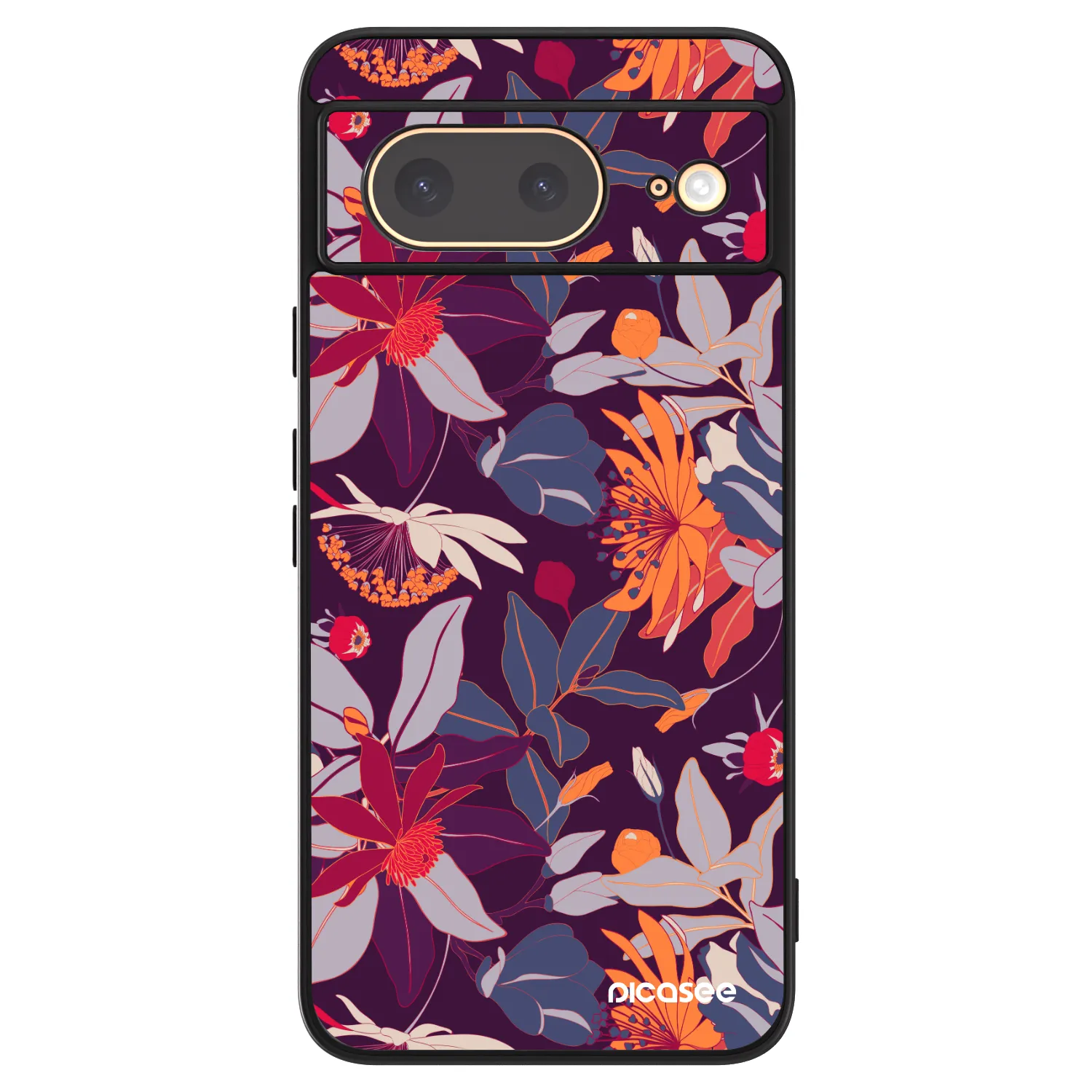 Picasee ULTIMATE CASE für Google Pixel 8 - Purple Leaf