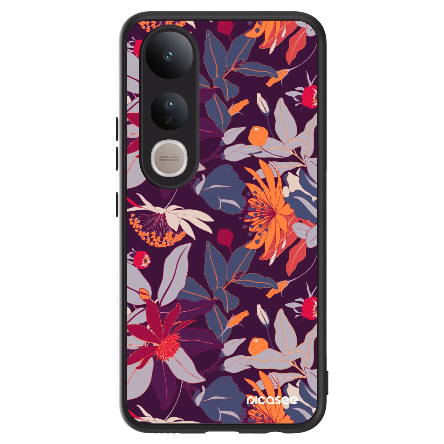 Picasee ULTIMATE CASE für Vivo V50 Lite 5G - Purple Leaf