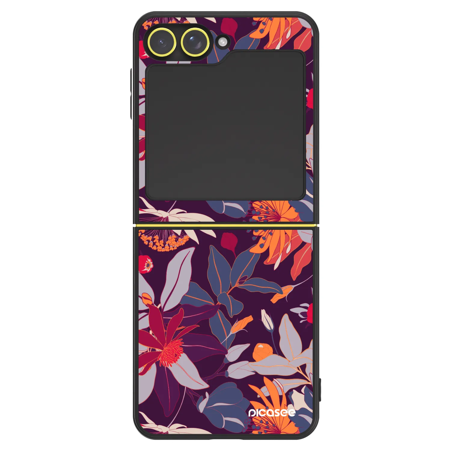 Picasee ULTIMATE CASE für Samsung Galaxy Z Flip5 5G - Purple Leaf