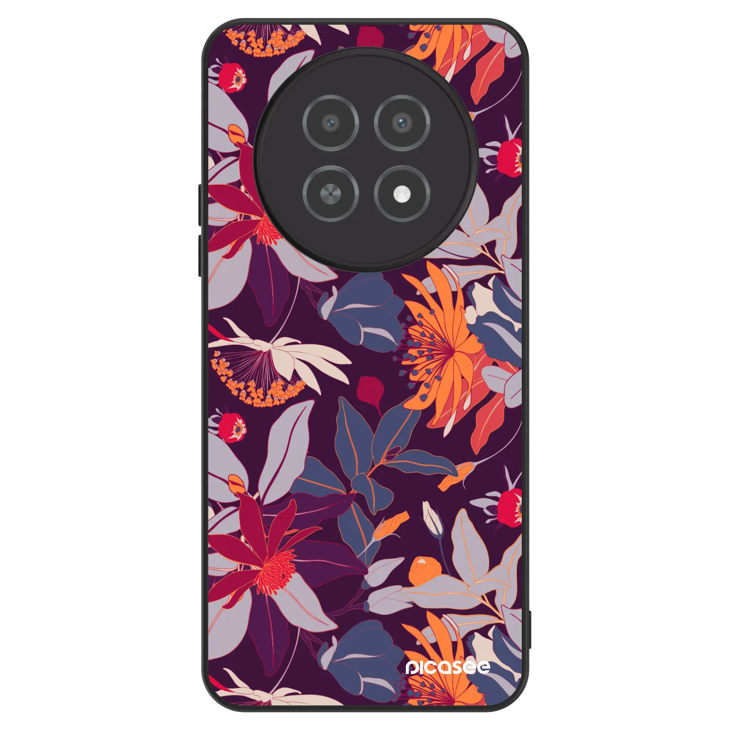 Picasee ULTIMATE CASE für Realme 12X - Purple Leaf