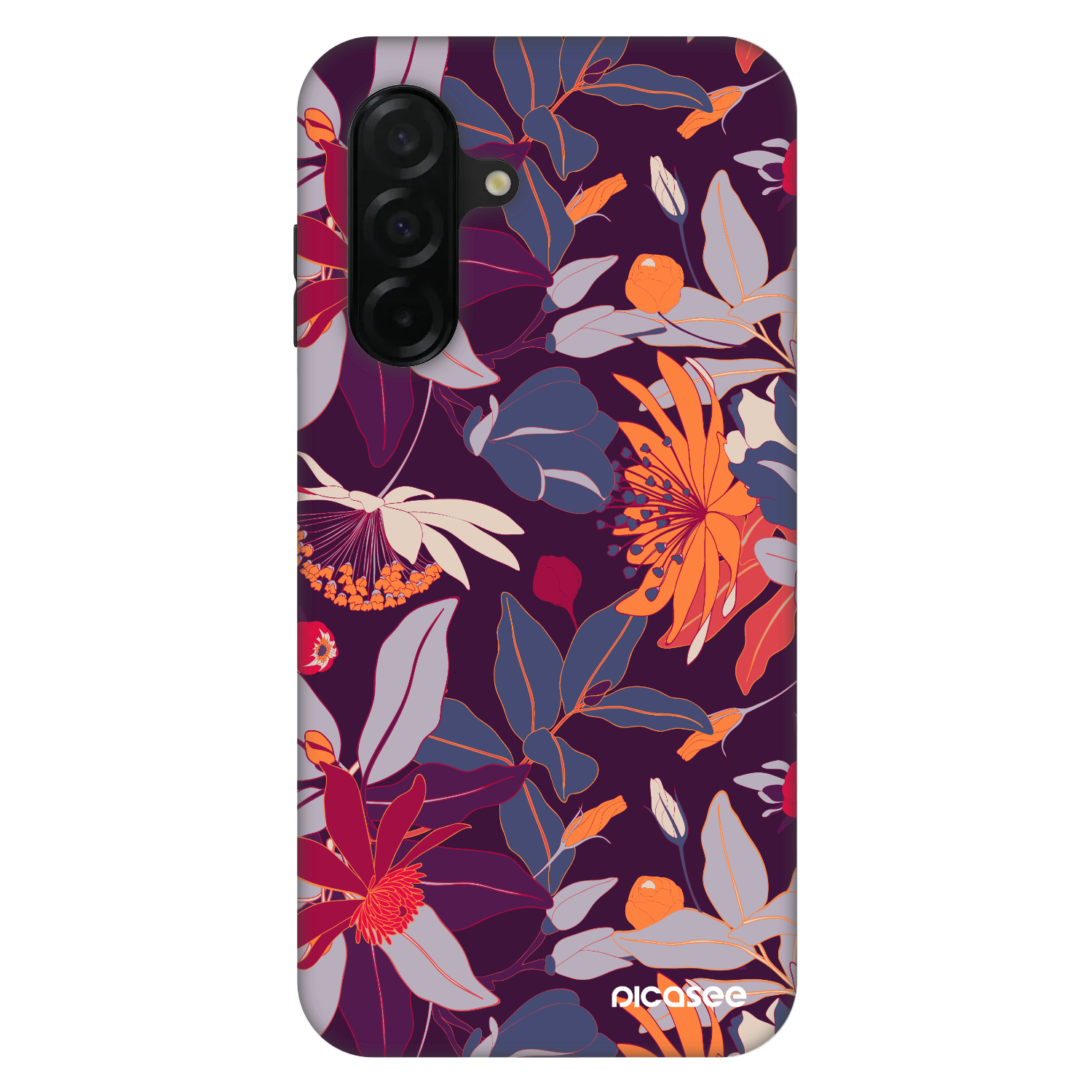 Picasee Fashion Case für Samsung Galaxy A26 5G A266B - Purple Leaf