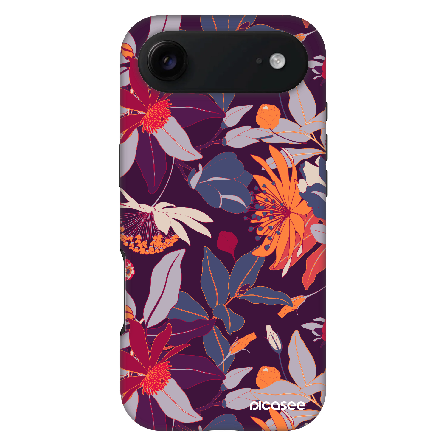Picasee Fashion Case MagSafe für Apple iPhone Air - Purple Leaf
