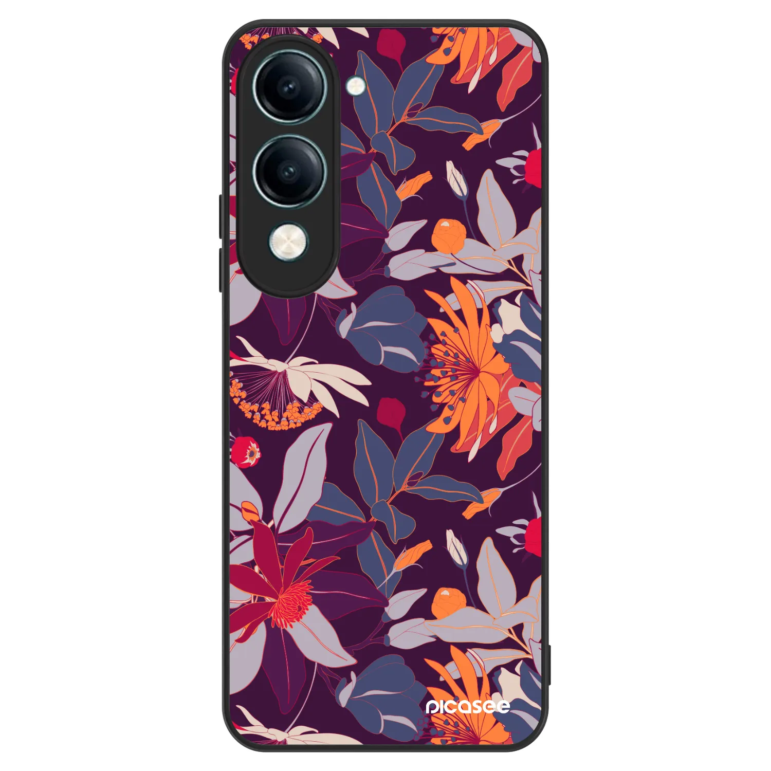 Picasee ULTIMATE CASE für Vivo Y29s 5G - Purple Leaf