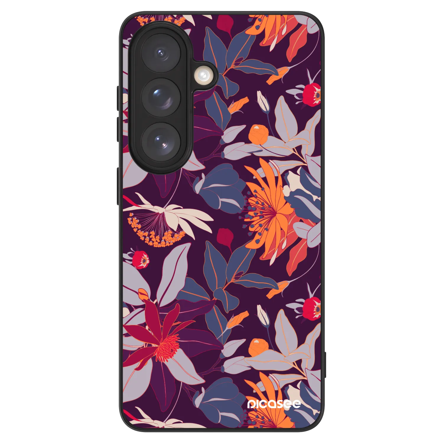 Picasee ULTIMATE CASE PowerShare für Samsung Galaxy S26 - Purple Leaf