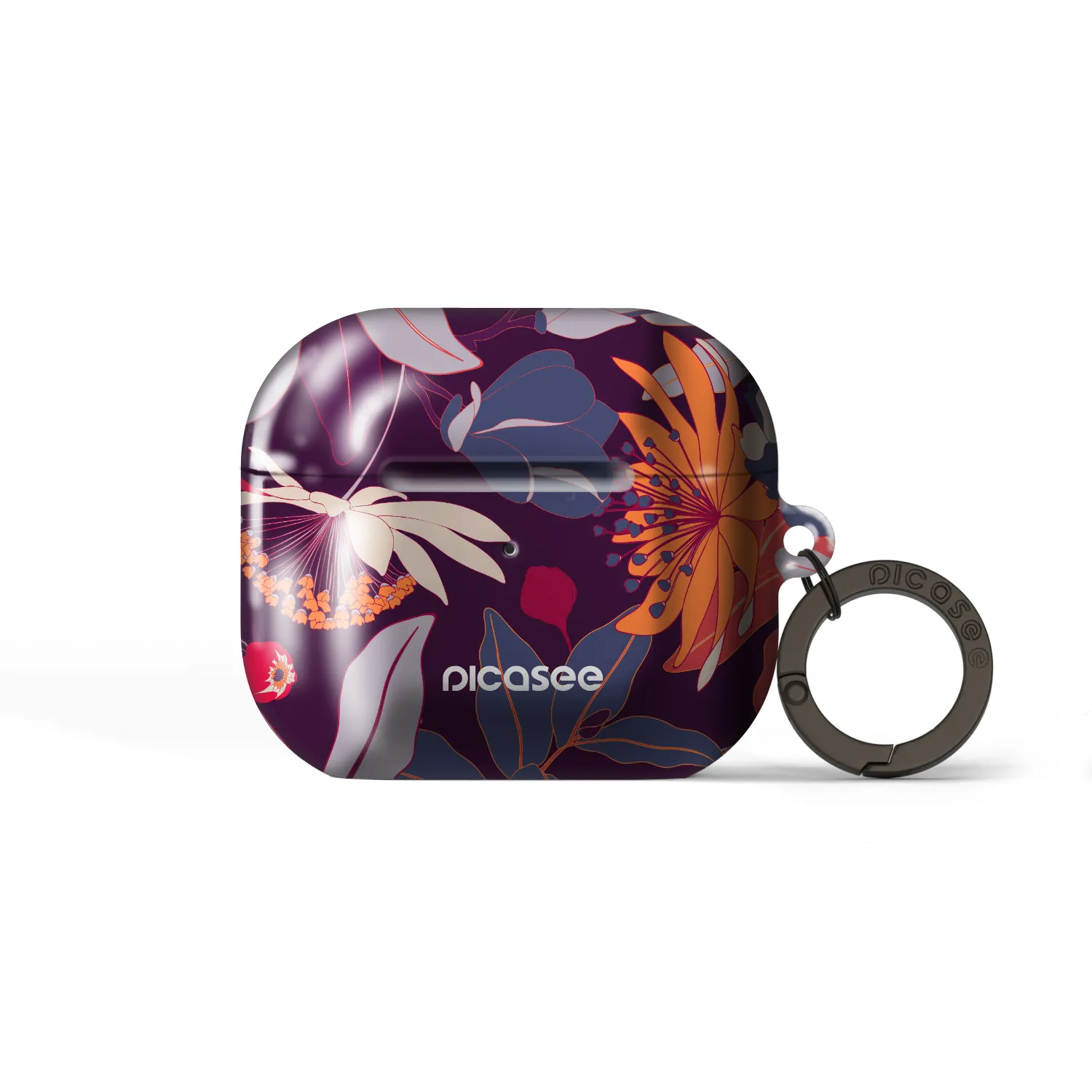 Picasee Obal pro Apple AirPods 3 - Purple Leaf