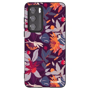 Hülle für Huawei P40 - Purple Leaf