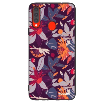 Hülle für Samsung Galaxy A20s - Purple Leaf