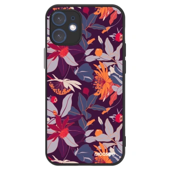 Picasee ULTIMATE CASE für Apple iPhone 12 mini - Purple Leaf