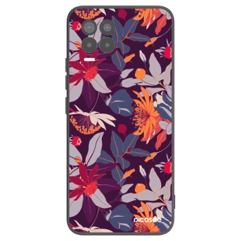 Hülle für Realme 8 4G - Purple Leaf