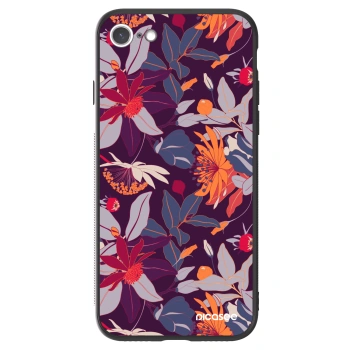 Picasee ULTIMATE CASE für Apple iPhone 8 - Purple Leaf