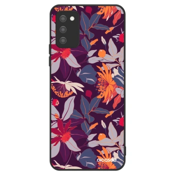 Hülle für Samsung Galaxy A02s A025G - Purple Leaf