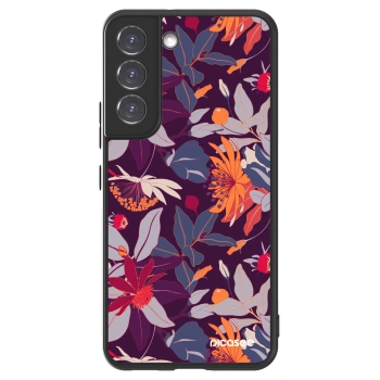 Picasee ULTIMATE CASE für Samsung Galaxy S22 5G - Purple Leaf