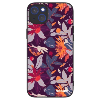 Picasee ULTIMATE CASE für Apple iPhone 14 Plus - Purple Leaf