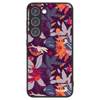 Picasee ULTIMATE CASE für Samsung Galaxy S23 5G - Purple Leaf