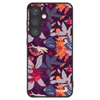 Picasee ULTIMATE CASE für Samsung Galaxy S24+ S926B 5G - Purple Leaf
