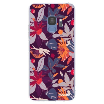 Hülle für Samsung Galaxy S9 G960F - Purple Leaf