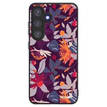 Picasee ULTIMATE CASE für Samsung Galaxy S25 5G - Purple Leaf