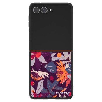 Hülle für Samsung Galaxy Z Flip7 5G - Purple Leaf
