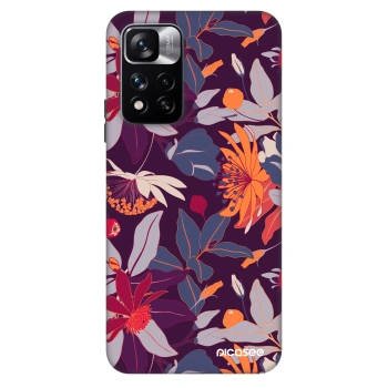 Hülle für Xiaomi Redmi Note 11 Pro - Purple Leaf