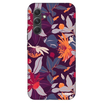 Hülle für Samsung Galaxy A54 5G A546B - Purple Leaf