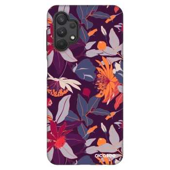 Hülle für Samsung Galaxy A32 5G A326B - Purple Leaf