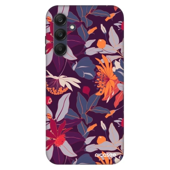 Hülle für Samsung Galaxy A25 A256B 5G - Purple Leaf
