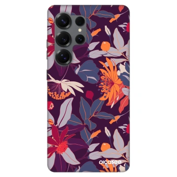 Hülle für Samsung Galaxy S25 Ultra 5G - Purple Leaf