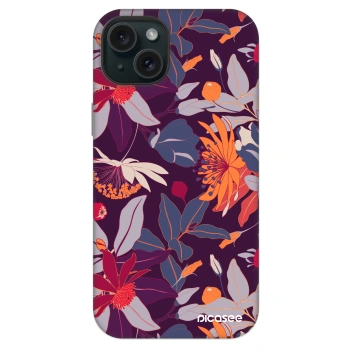 Hülle für Apple iPhone 14 Plus - Purple Leaf