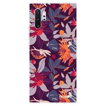 Hülle für Samsung Galaxy Note 10+ N975F - Purple Leaf