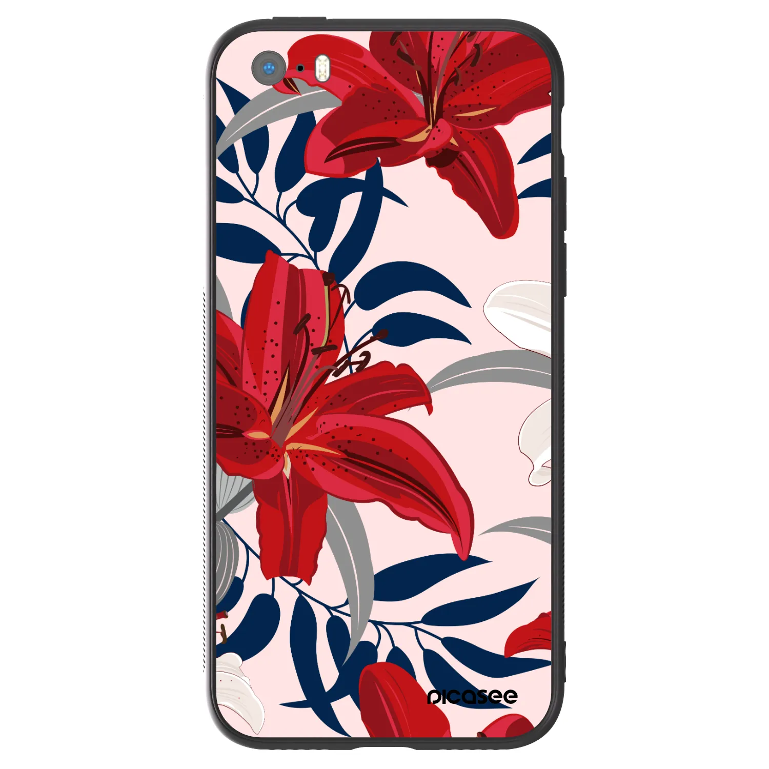 Picasee ULTIMATE CASE für Apple iPhone 5/5S/SE - Red Lily