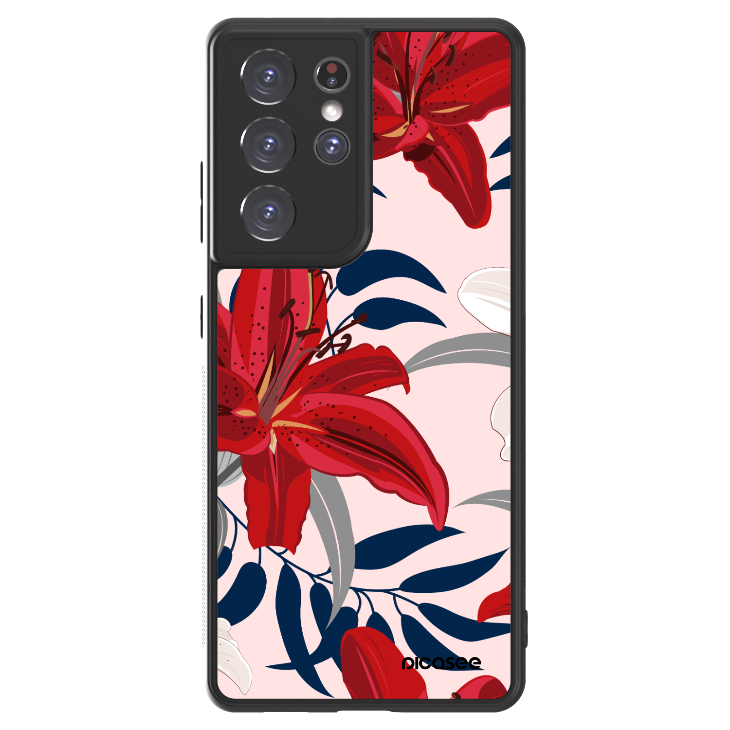 Picasee ULTIMATE CASE für Samsung Galaxy S21 Ultra 5G G998B - Red Lily