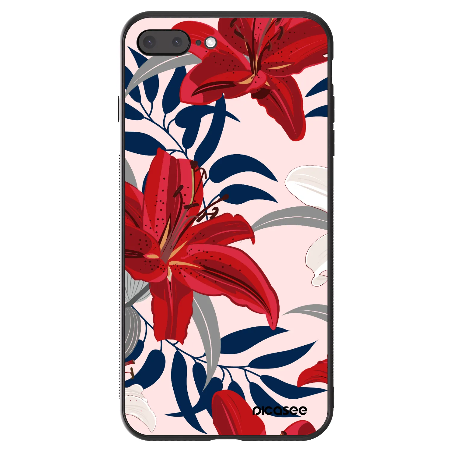 Picasee ULTIMATE CASE für Apple iPhone 8 Plus - Red Lily