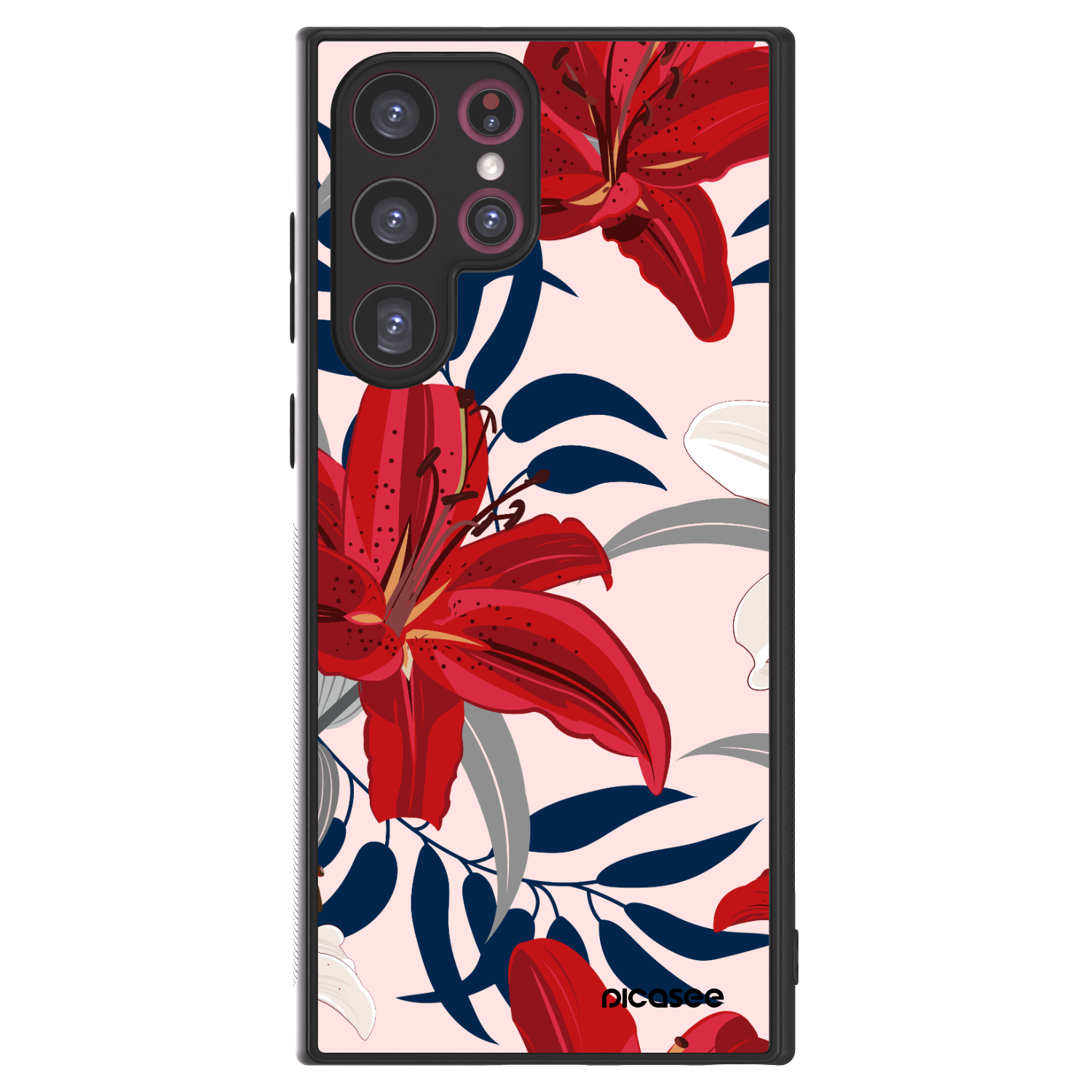 Picasee ULTIMATE CASE für Samsung Galaxy S22 Ultra 5G - Red Lily