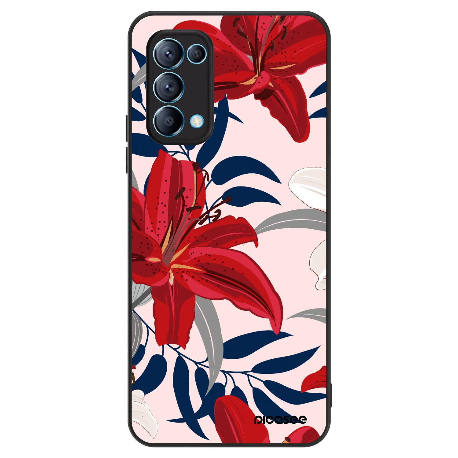 Picasee ULTIMATE CASE für OPPO Reno 5 5G - Red Lily