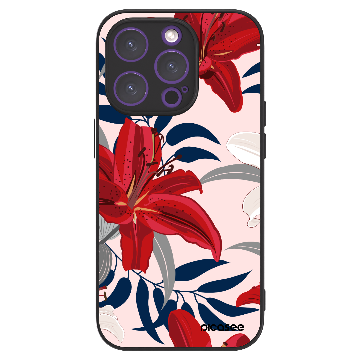 Picasee ULTIMATE CASE für Apple iPhone 14 Pro - Red Lily