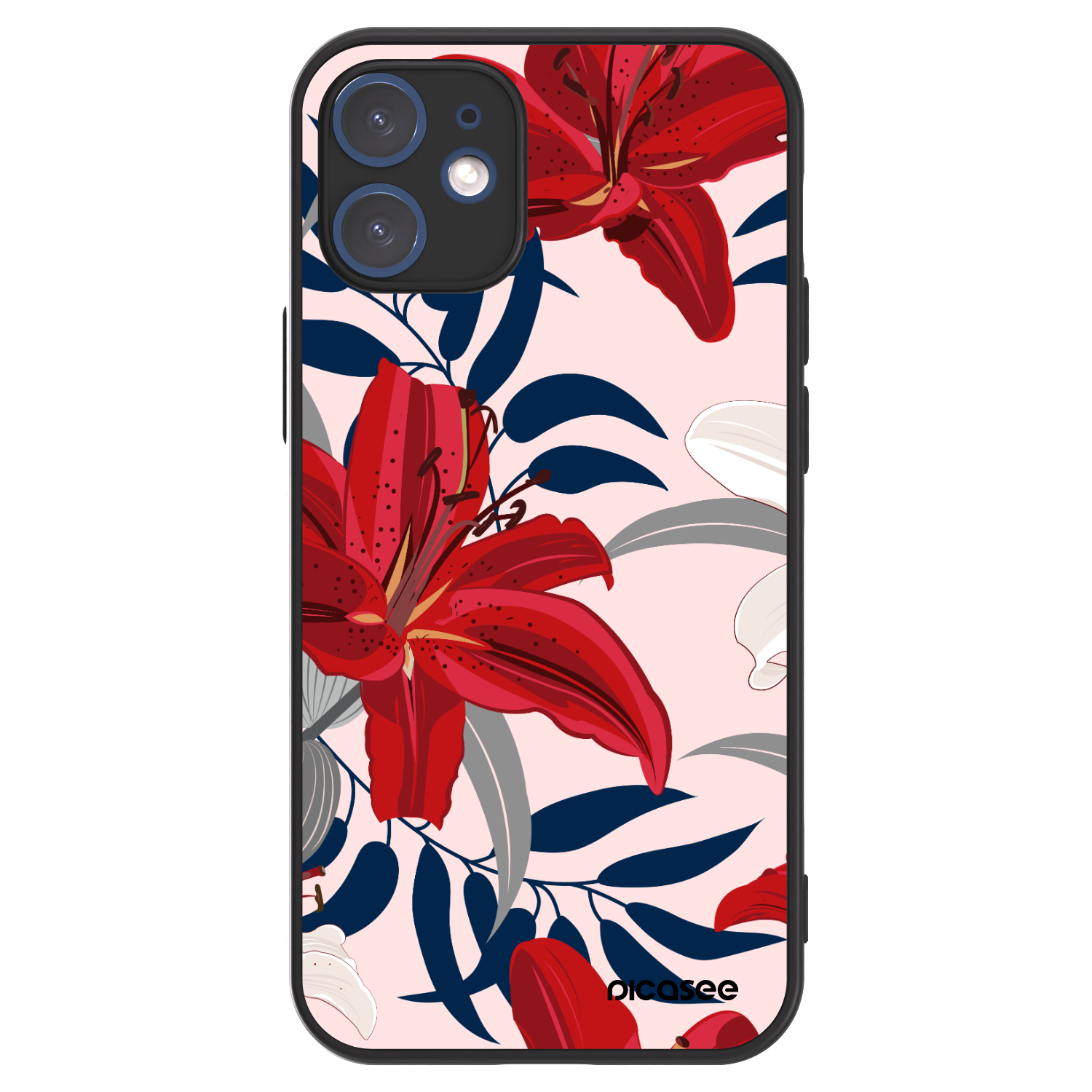 Picasee ULTIMATE CASE MagSafe für Apple iPhone 12 mini - Red Lily