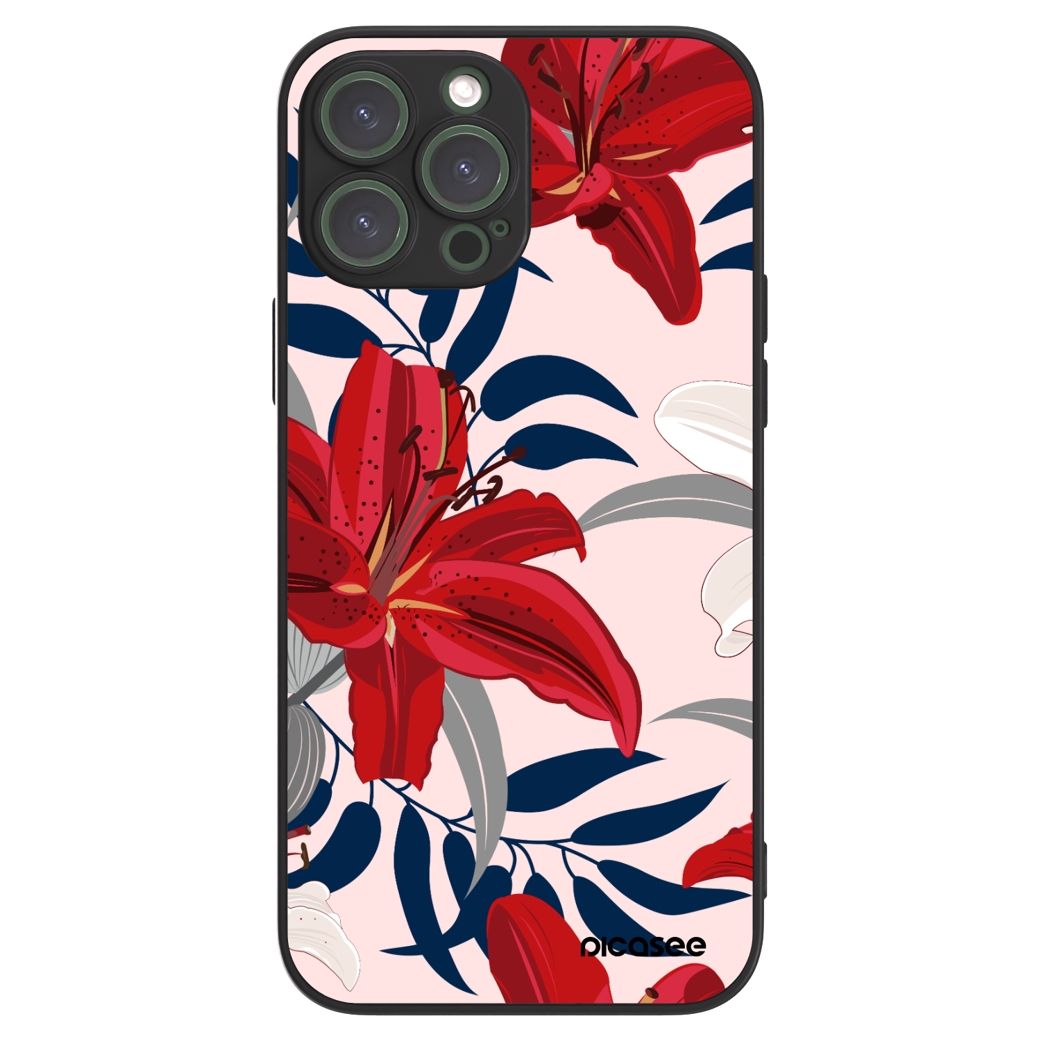 Picasee ULTIMATE CASE MagSafe für Apple iPhone 13 Pro Max - Red Lily